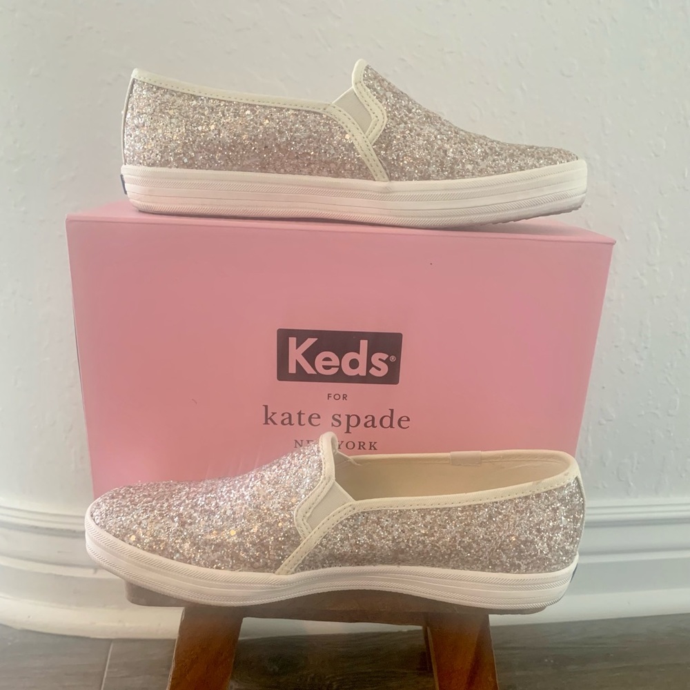 8.5 - Kate Spade Sparkly Keds